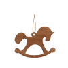 Ёлочная игрушка Лошадка (красный) (Изображение 2)