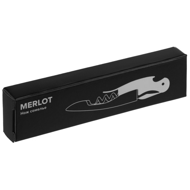 Нож сомелье Merlot, черный (Изображение 3)
