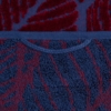 Полотенце In Leaf, малое, синее с бордовым (Изображение 4)