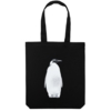 Холщовая сумка Like a Penguin, черная (Изображение 1)