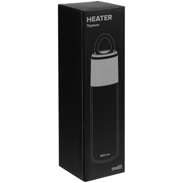 Термос Heater, синий (Изображение 7)