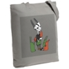 Холщовая сумка «Зайцы и морковное мороженое», серая (Изображение 1)