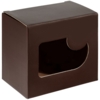 Коробка с окном Gifthouse, коричневая (Изображение 1)
