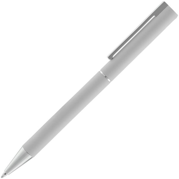 Ручка шариковая Blade Soft Touch, серая (Изображение 3)