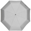 Зонт складной Manifest со светоотражающим куполом, серый (Изображение 1)