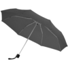 Зонт складной Fiber Alu Light, черный (Изображение 1)