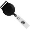 Ретрактор Attach с ушком для ленты, черный (Изображение 1)