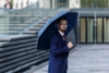 Складной зонт doubleDub, синий (Изображение 7)