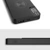 Внешний аккумулятор gPro QI, с беспроводной зарядкой 10.000 mAh, черный (Изображение 4)