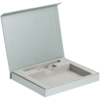 Коробка Memo Pad для блокнота, флешки и ручки, серебристая (Изображение 1)