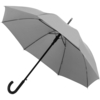Зонт-трость Manifest со светоотражающим куполом, серый (Изображение 1)