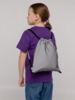Детский рюкзак-мешок Manifest из светоотражающей ткани, серый (Изображение 8)