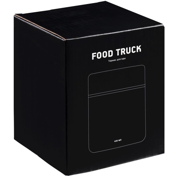 Термос для еды Food Truck, черный (Изображение 4)