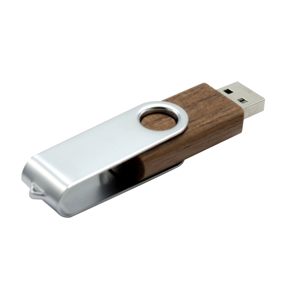 Флешка "Twist wood" 16 Гб, коричневый (Изображение 3)