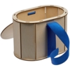 Коробка Drummer, овальная, с синей лентой (Изображение 2)