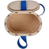 Коробка Drummer, овальная, с синей лентой (Изображение 4)