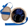Коробка Drummer, круглая, с синей лентой (Изображение 5)
