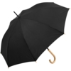 Зонт-трость OkoBrella, черный (Изображение 1)