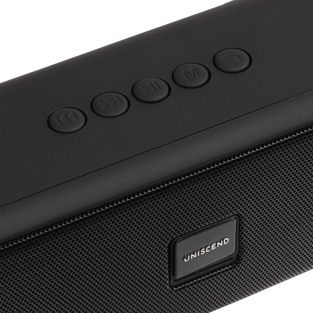 Беспроводная стереоколонка Uniscend Roombox, черная (Изображение 10)