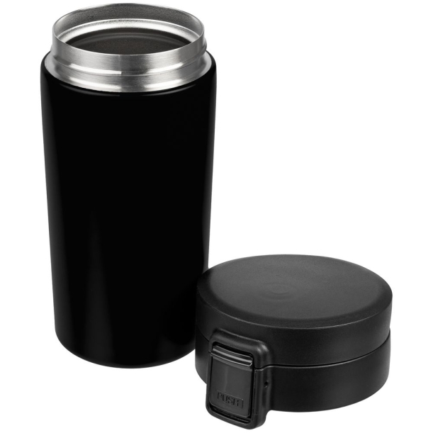 Термостакан с ситечком No Leak Infuser, черный (Изображение 4)