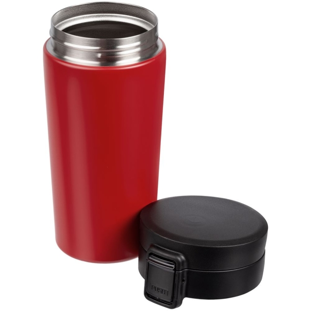 Термостакан с ситечком No Leak Infuser, красный (Изображение 4)