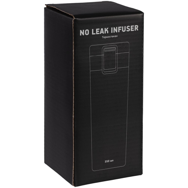 Термостакан с ситечком No Leak Infuser, красный (Изображение 8)