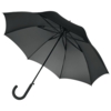 Зонт-трость Wind, черный (Изображение 1)