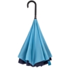 Зонт наоборот Style, трость, сине-голубой (Изображение 1)