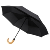 Зонт складной Classic, черный (Изображение 1)
