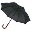 Зонт-трость светоотражающий Reflect, черный (Изображение 1)