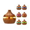 Светодиодный USB арома увлажнитель Holz, коричневый (Изображение 4)