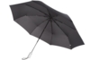 Зонт складной Fiber, черный (Изображение 1)
