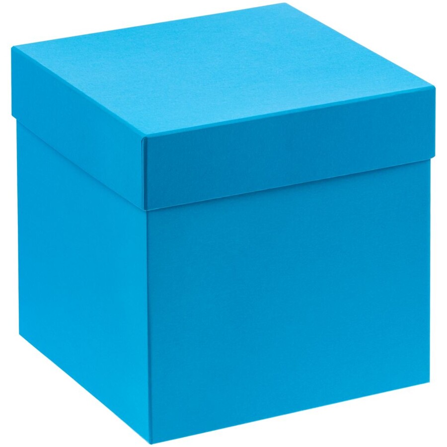 Коробка Cube, M, голубая