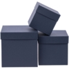 Коробка Cube, L, синяя (Изображение 4)