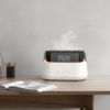 Светодиодный USB увлажнитель-ароматизатор Brava с часами, белый (Изображение 4)