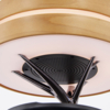 Интерьерная лампа с колонкой и беспроводной зарядкой Aronda, коричневый (Изображение 5)