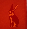 Плед Stereo Bunny, красный (Изображение 4)