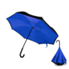 Зонт-трость механический  Chaplin, черно-синий (Изображение 1)