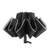 Автоматический  противоштормовой складной  зонт  Flash reverse, черный (Изображение 1)