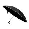 Автоматический  противоштормовой складной  зонт  Flash reverse, черный (Изображение 3)