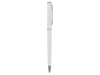 Ручка пластиковая шариковая Наварра (белый)  (Изображение 3)
