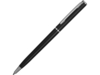 Ручка пластиковая шариковая Наварра (черный)  (Изображение 1)