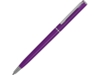 Ручка пластиковая шариковая Наварра (фиолетовый)  (Изображение 1)