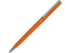 Ручка пластиковая шариковая Наварра (оранжевый)  (Изображение 1)