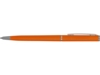 Ручка пластиковая шариковая Наварра (оранжевый)  (Изображение 4)