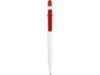 Ручка пластиковая шариковая Этюд (красный/белый)  (Изображение 2)