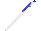 Ручка пластиковая шариковая Этюд (синий/белый) 