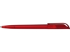 Ручка пластиковая шариковая Миллениум фрост (красный)  (Изображение 5)