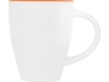 Кружка с ложкой Авеленго (оранжевый/белый)  (Изображение 3)