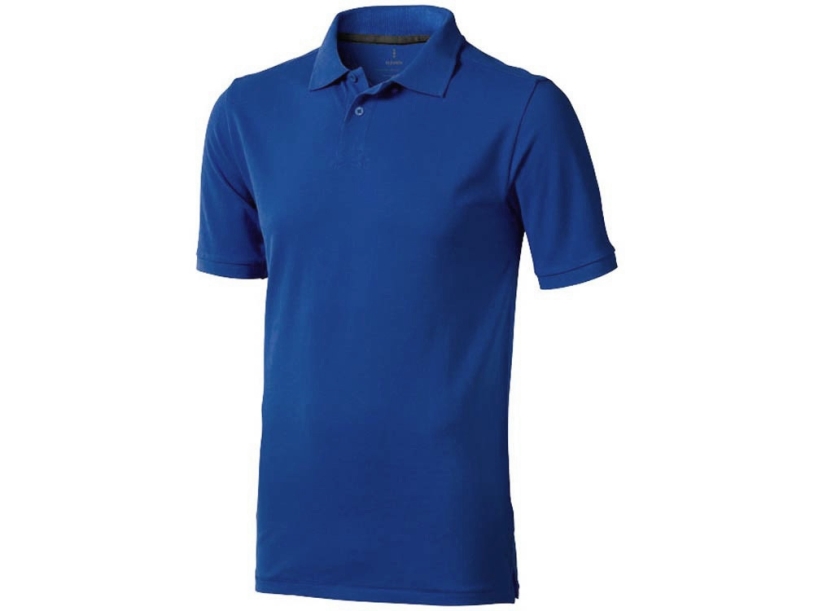 Рубашка поло Calgary мужская (синий) 2XL (Изображение 1)